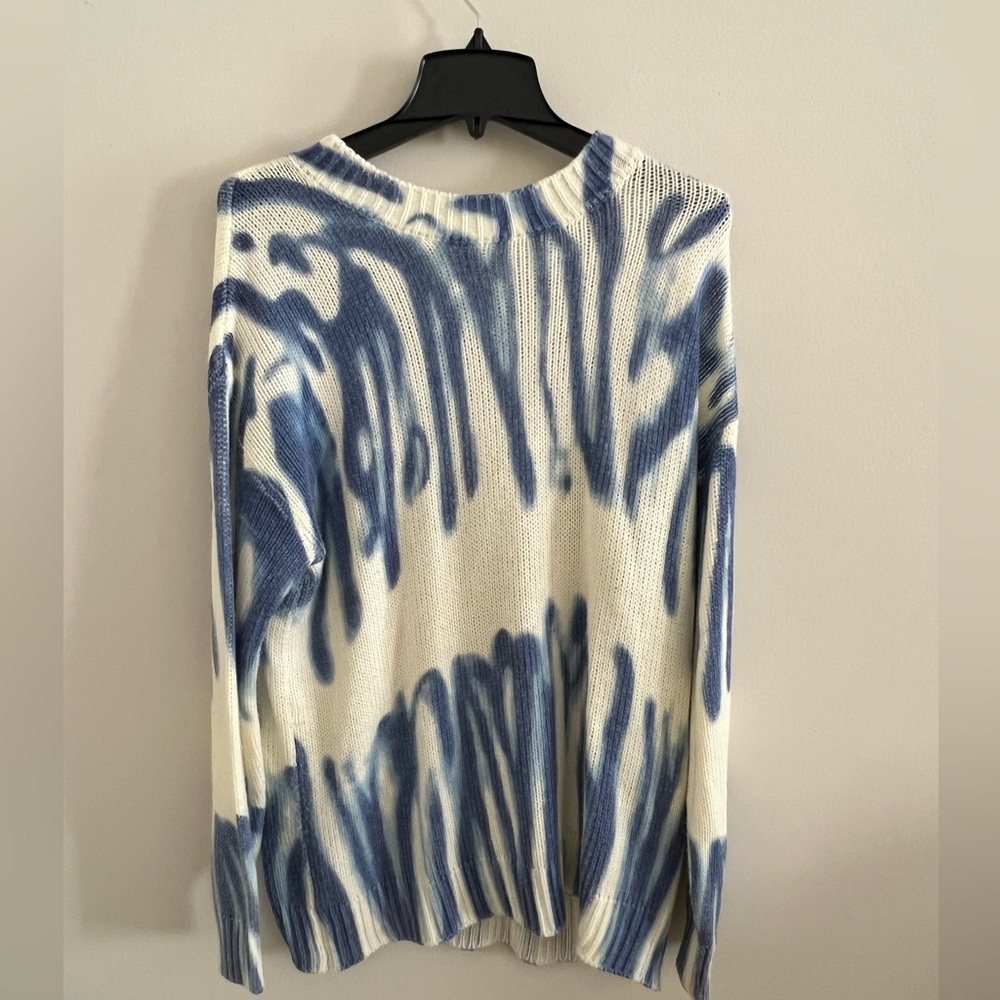 Blue + White Sweater